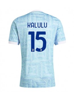 Billige Juventus Pierre Kalulu #15 Bortedrakt 2025-26 Kortermet